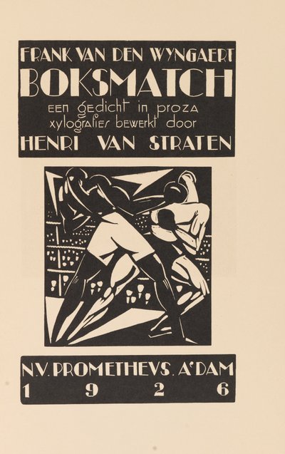 Boxing Match by Henri Van Straten
